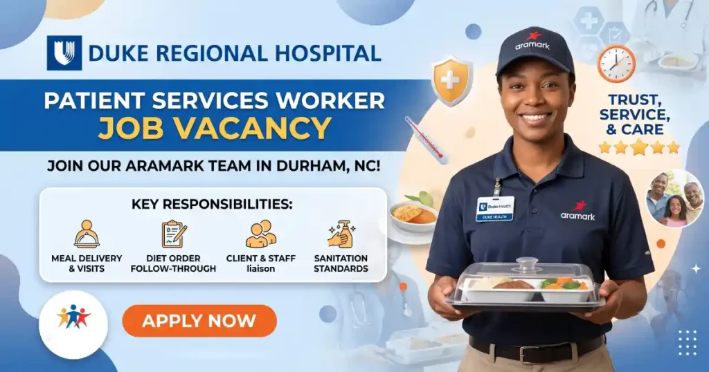 Patient Services Worker job vacancy 2026